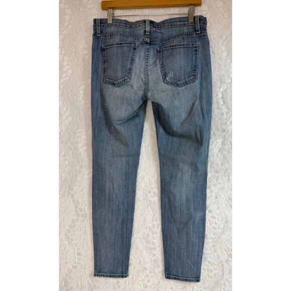 Current/Elliott Stiletto Skinny Super Loved Destroy Distressed Mid Day Jeans 29* - Picture 5 of 16